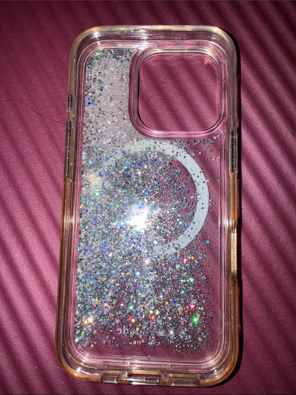 Kate Spade glitter iPhone 16 Pro case - Picture 2 of 5